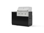 NewAge Outdoor Kitchens Outdoor Grill Island Aluminum 3-Piece Cabinet Set with Sink, Grill Cabinet, and Performance Grill | 76300 