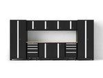 NewAge Garage Cabinets Bold Series XL 12-Piece Garage Cabinets Set with Tool, Base, Wall Cabinets and 30 in. Lockers-64040-Garage Giant 