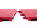 NewAge Garage Flooring Diamond Pattern Polypropylene Garage Flooring Tiles 400 sq. ft. Flooring Bundle - Red 