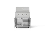 NewAge Outdoor Kitchens Stainless Steel 2-Piece Cabinet set with Casters, Grill Cabinet and Performance Grill-72945-Garage Giant 