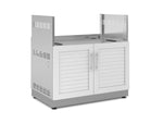NewAge Outdoor Kitchens Classic Stainless Steel Gas Grill Cabinet-70411-Garage Giant 