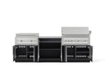 NewAge Outdoor Kitchens Aluminum 6-Piece Cabinet Set with Base, Grill Cabinet, Platinum Griddle and Countertop-74975-Garage Giant 