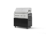 NewAge Outdoor Kitchens Aluminum 2-Piece Cabinet Set with Casters, Grill Cabinet and Platinum Grill-72917-Garage Giant 