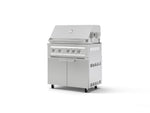 NewAge Outdoor Kitchens Stainless Steel 2-Piece Cabinet set with Casters Grill Cabinet and Platinum Grill-72952-Garage Giant 