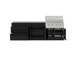 NewAge Outdoor Kitchens Aluminum 5-Piece Cabinet Set With 3 Drawer, Bar, Grill Cabinet, Performance Grill and Countertop-73340-Garage Giant 