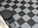 NewAge Garage Flooring Diamond Pattern Polypropylene Garage Flooring Tiles 400 sq. ft. Flooring Bundle - Black and Platinum Checkered Pattern-12572-Garage Giant 