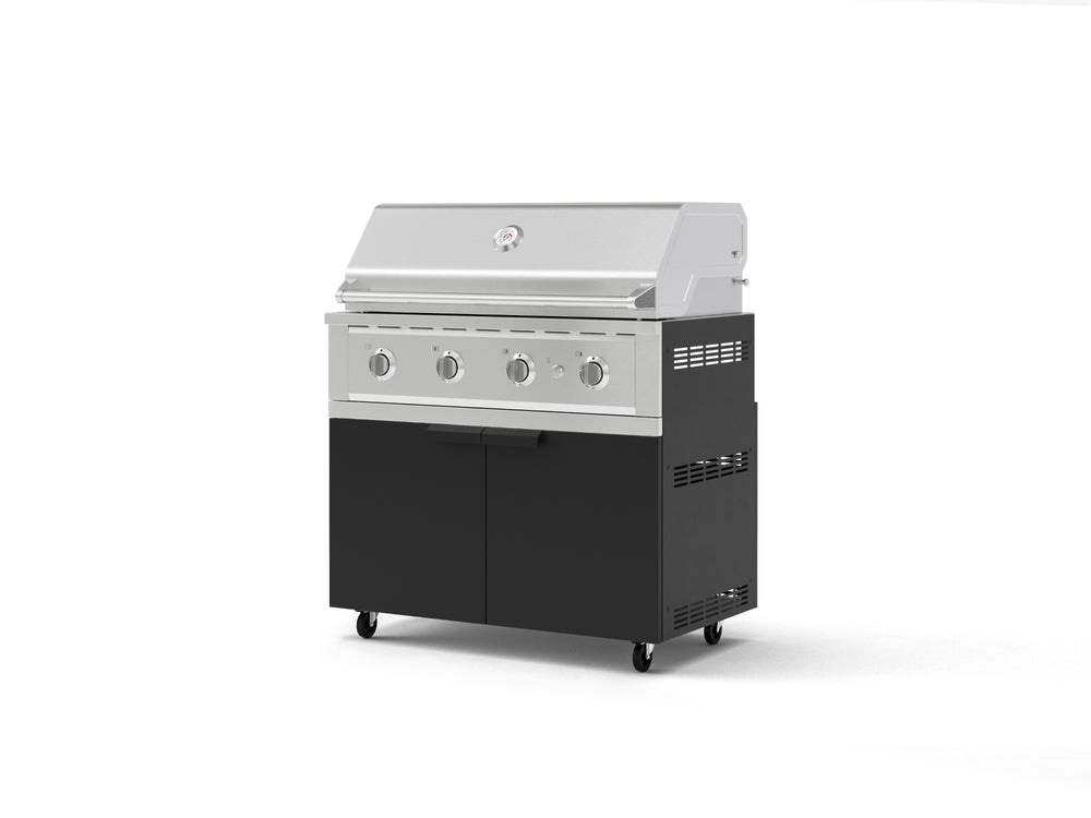 NewAge Outdoor Kitchens Stainless Steel 2-Piece Cabinet set with Casters, Grill Cabinet and Performance Grill-72899-Garage Giant