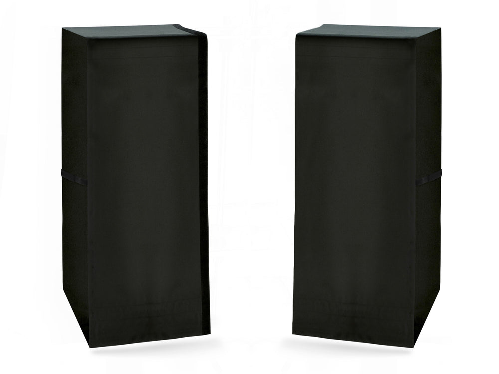 NewAge Outdoor Kitchens Classic Cabinet Cover: Platinum-Performance Grill Cart Left & Right Side Platform Black Cover (set of 2)-66999-Garage Giant