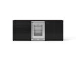 NewAge Outdoor Kitchens Aluminum 5-Piece Cabinet Set with 3-Drawer, 2-Door Cabinet, Countertops and Glass Door Fridge-73855-Garage Giant 