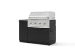 NewAge Outdoor Kitchens Outdoor Grill Island Stainless-Steel 3-Piece Cabinet Set with Sink, Grill Cabinet, and Performance Grill | 76313 