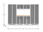 NewAge Garage Cabinets Bold Series 7-Piece Cabinet Set with 30 in. RTA Lockers-73018-Garage Giant 