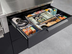 NewAge Outdoor Kitchens Stainless-Steel 5-Piece Cabinet Set with with 3-Drawer, Bar, Grill Cabinet, Platinum Grill and Countertop-73321-Garage Giant 