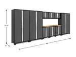 NewAge Garage Cabinets Bold Series 10-Piece Cabinet Set with 42 in. RTA Lockers-73068-Garage Giant 