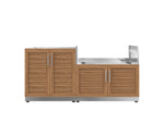 NewAge Outdoor Kitchens Stainless Steel 2-Piece Cabinet set with Base and Grill Cabinet-67621-Garage Giant 