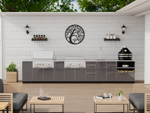 NewAge Outdoor Kitchens Classic Series 4-Piece Griddle Island · Aluminum · Tempered Glass Door · Platinum Griddle 