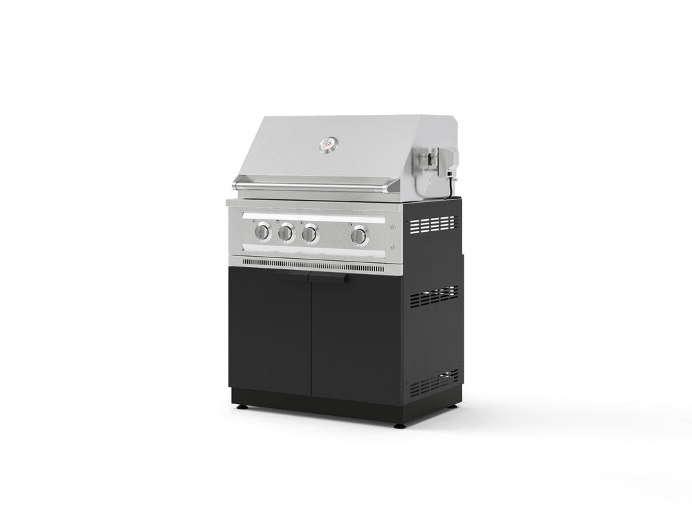 NewAge Outdoor Kitchens Stainless Steel 2-Piece Cabinet set with Grill Cabinet and Platinum Grill-72900-Garage Giant