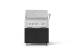 NewAge Outdoor Kitchens Stainless Steel 2-Piece Cabinet set with Casters Grill Cabinet and Platinum Grill-72903-Garage Giant 