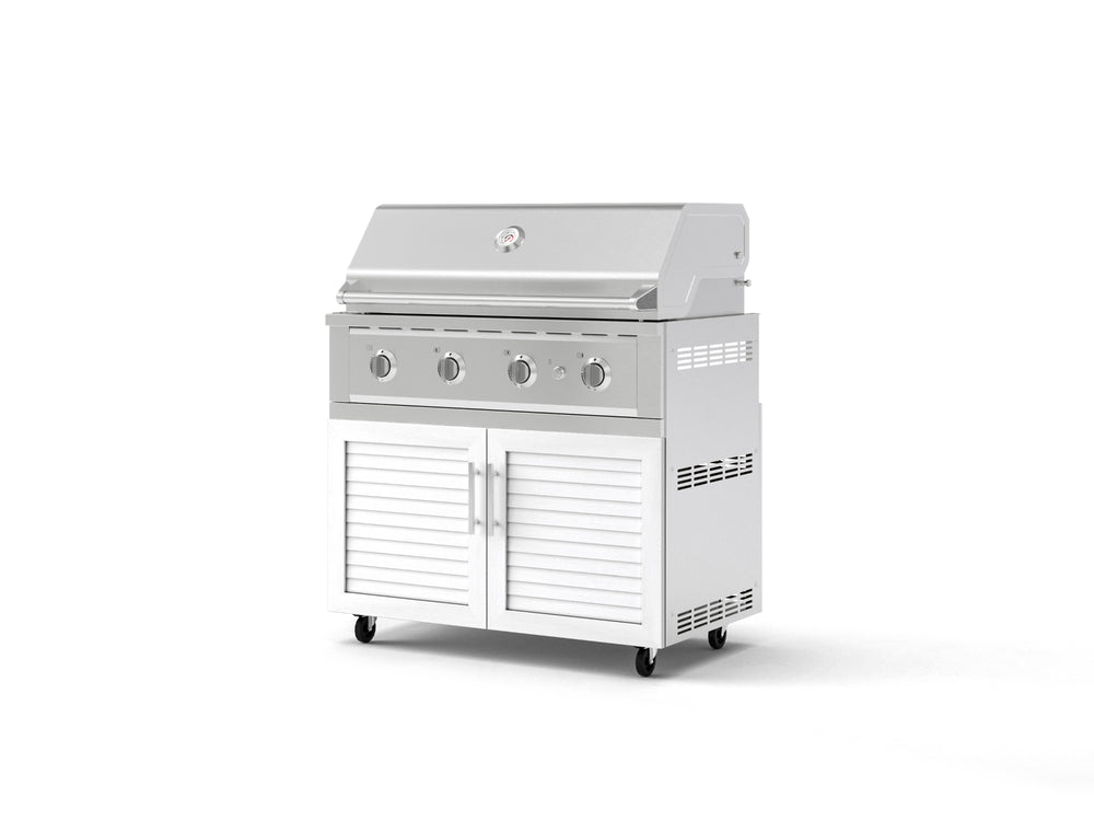 NewAge Outdoor Kitchens Stainless Steel 2-Piece Cabinet set with Grill Cabinet and Performance Grill-72923-Garage Giant