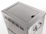 NewAge Outdoor Kitchens Stainless Steel Platinum Side Burner with Cart and Casters-66288-Garage Giant 