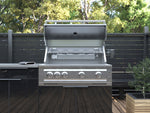 NewAge Outdoor Kitchens Aluminum 5-Piece Cabinet Set With 3 Drawer, Bar, Grill Cabinet, Platinum Grill and Countertop-67441-Garage Giant 