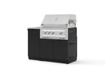 NewAge Outdoor Kitchens Outdoor Grill Island Stainless-Steel 3-Piece Cabinet Set with Sink, Grill Cabinet, and Platinum Grill | 76321 