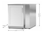 NewAge Outdoor Kitchens Stainless Steel 45 Degree Corner Cabinet-70402-Garage Giant 