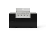 NewAge Outdoor Kitchens Outdoor Grill Island Aluminum 6-Piece Cabinet Set with 1 Door, 3 Drawer, Grill Cabinet, Performance Grill and Countertops 