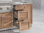 NewAge Outdoor Kitchens Classic Series 6-Piece Griddle Island · 304 Stainless Steel · Louvered Door · Platinum Griddle 