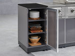 NewAge Outdoor Kitchens Outdoor Grill Island Aluminum 6-Piece Cabinet Set with 1 Door, Grill Cabinet, Performance Grill and Countertops - (Natural Gas) 