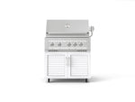 NewAge Outdoor Kitchens Stainless Steel 2-Piece Cabinet set with Grill Cabinet and Platinum Grill-72928-Garage Giant 