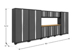 NewAge Garage Cabinets Bold Series 10-Piece Cabinet Set with 36 in. RTA Lockers-73036-Garage Giant 