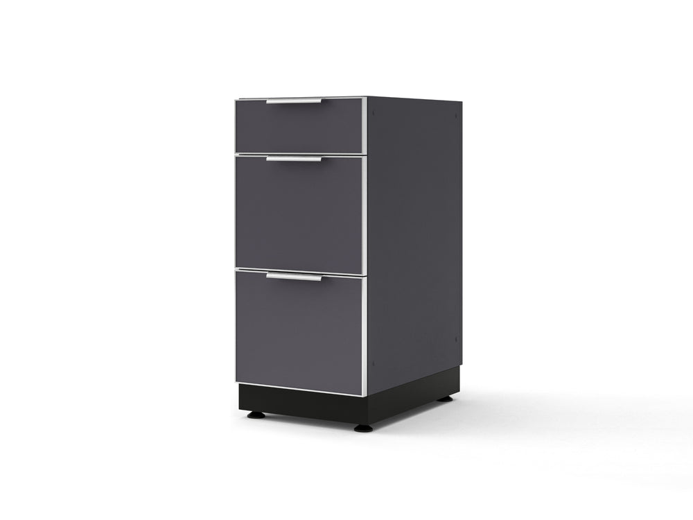 NewAge Outdoor Kitchens Aluminum 16 in. 3-Drawer Cabinet | 65629