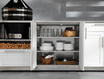 NewAge Outdoor Kitchens Stainless-Steel 4-Piece Cabinet Set with Base, Grill Cabinet, Performance Grill, and Countertop-73472-Garage Giant 