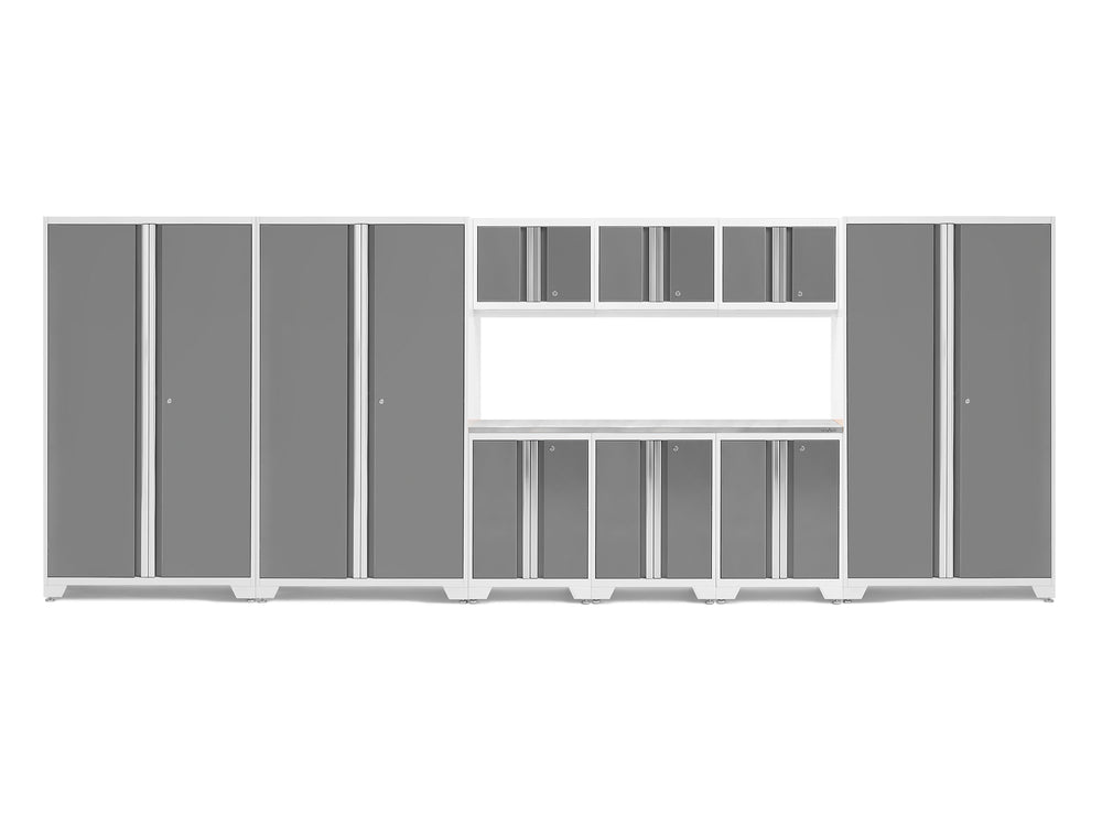 NewAge Garage Cabinets Bold Series 10-Piece Cabinet Set with 42 in. RTA Lockers-73085-Garage Giant
