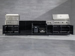 NewAge Outdoor Kitchens Aluminum 2-Piece Cabinet Set with Casters, Grill Cabinet and Platinum Grill-72915-Garage Giant 