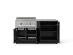 NewAge Outdoor Kitchens Aluminum 4-Piece Cabinet Set with Base, Grill Cabinet, Platinum Griddle and Countertop-74996-Garage Giant 
