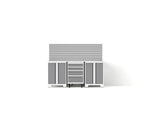 NewAge Garage Cabinets Bold XL Series 4PC Garage Cabinetry Set, 20-24 Gauge Steel, Fully Welded, 72" W x 18" D x 58.5" H-64589-Garage Giant 