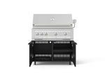 NewAge Outdoor Kitchens Stainless Steel 2-Piece Cabinet set with Casters Grill Cabinet and Platinum Grill-72905-Garage Giant 