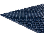 NewAge Garage Flooring Diamond Pattern Polypropylene Garage Flooring Tiles 400 sq. ft. Flooring Bundle - NewAge Blue 