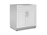 NewAge Outdoor Kitchens Stainless Steel 32" 2-Door with Drawer Cabinet-70408-Garage Giant 