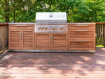 NewAge Outdoor Kitchens Stainless-Steel 3-Piece Cabinet Set with Drawer, Split and Grill Cabinet-67229-Garage Giant 
