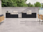 NewAge Outdoor Kitchens Stainless Steel 6-Piece Cabinet Set with Sink, Bar, Grill Cabinet, Performance Grill, Countertop and Stainless Steel Door Fridge-73734-Garage Giant 