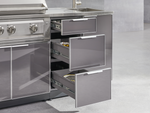 NewAge Outdoor Kitchens Classic Series 4-Piece Griddle Island · Aluminum · Tempered Glass Door · Platinum Griddle 