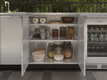 NewAge Outdoor Kitchens Stainless-Steel 6-Piece Cabinet Set with Base, Grill Cabinet, Platinum Griddle and Countertop-74982-Garage Giant 