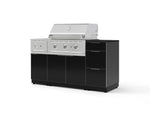 NewAge Outdoor Kitchens Outdoor Grill Island Aluminum 6-Piece Cabinet Set with 3-Drawer, Grill Cabinet, Performance Grill, Side Burner and Countertop - (Natural Gas) | Garage Giant 