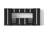 NewAge Garage Cabinets Bold Series XL 12-Piece Garage Cabinets Set with Tool, Base, Wall Cabinets and 30 in. Lockers-64041-Garage Giant 