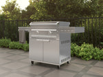 NewAge Outdoor Kitchens Platinum Griddle and Grill Cart-73870-Garage Giant 