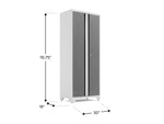 NewAge Garage Cabinets Bold Series 30in RTA Locker in Platinum-49320-Garage Giant 