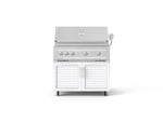 NewAge Outdoor Kitchens Stainless Steel 2-Piece Cabinet set with Grill Cabinet and Platinum Grill-72929-Garage Giant 