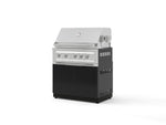 NewAge Outdoor Kitchens Aluminum 2-Piece Cabinet Set with Grill Cabinet and Platinum Grill-72913-Garage Giant 